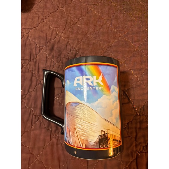 Ark Encounter Other - Ark Encounter Noahs Ark Rainbow Black Ceramic Coffee Mug Answers in Genesis Cup